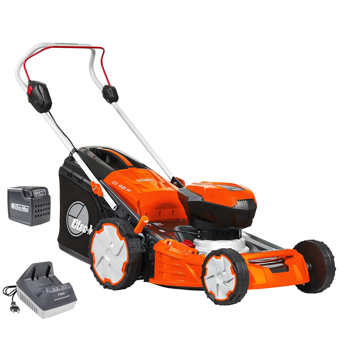 Tagliaerba a batteria Gi 48 P con batteria Bi 5,0 OM e caricabatterie FAST CRG_1 | Oleo-Mac