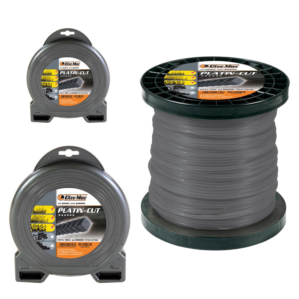 Accessori per decespugliatori Filo quadrato seghettato Platin-Cut_1 | Oleo-Mac
