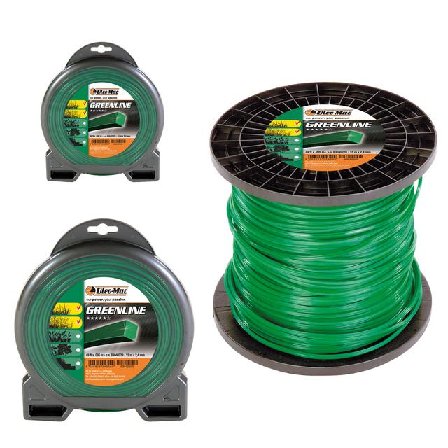 Accessori per decespugliatori Filo quadrato Greenline | Oleo-Mac