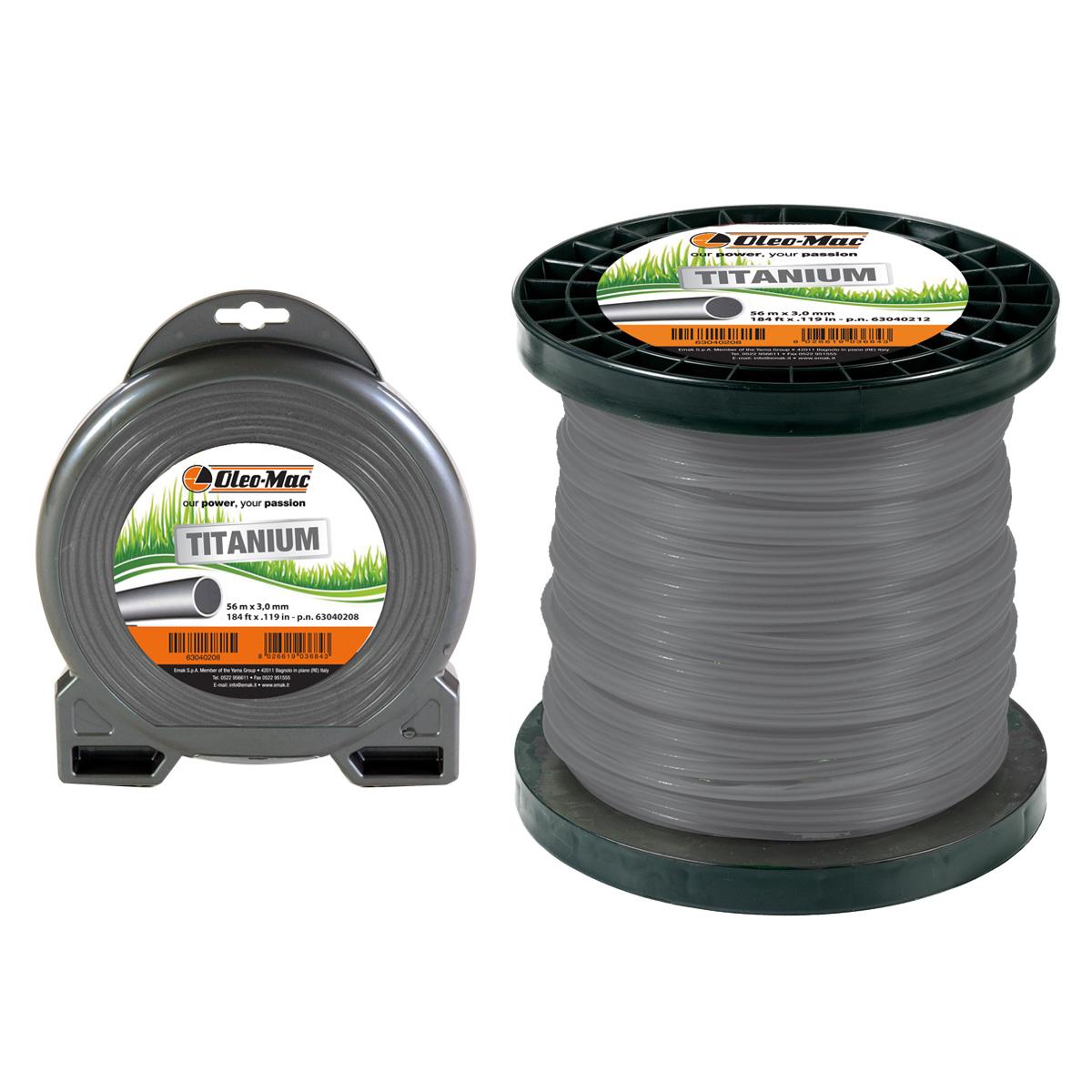 Accessori per decespugliatori Filo tondo Titanium_1 | Oleo-Mac