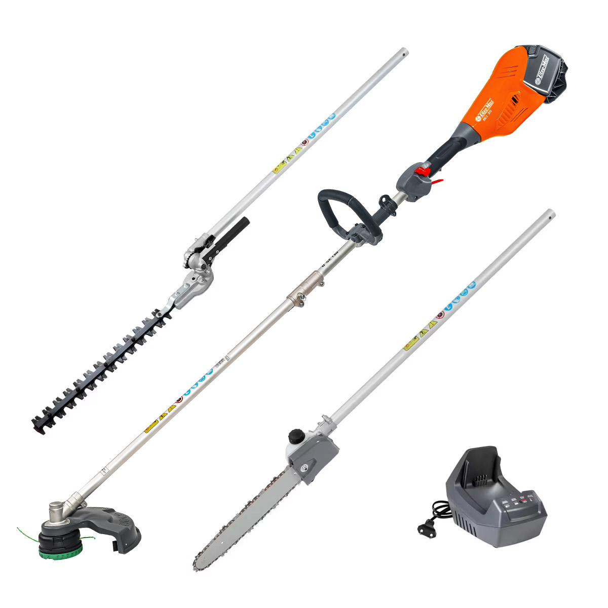 BCi 35 D - Kit con 3 applicazioni, batteria Bi 5,0 OM e caricabatteria CRG | Oleo-Mac